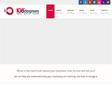 Tablet Screenshot of 108degrees.com